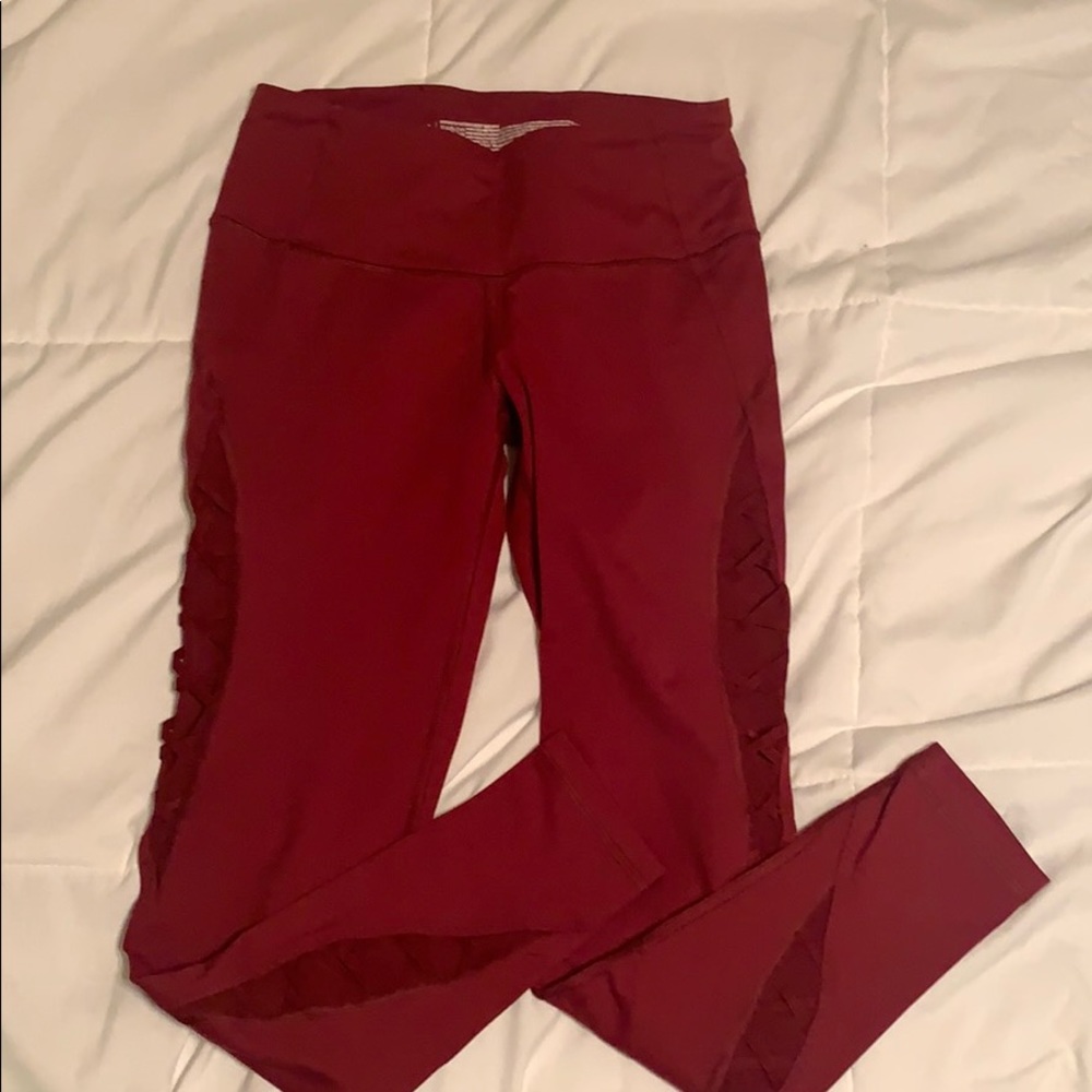 Maroon Victoria Sport leggings